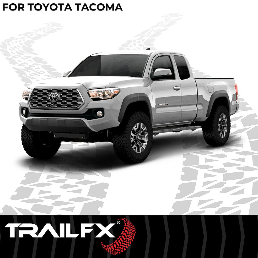 TrailFX A4 Step Bars For Toyota Tacoma Access Cab (AL4016B)