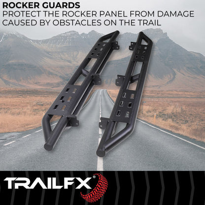 TrailFX Rocker Guards for Ford Bronco 2 Door (BR012T)