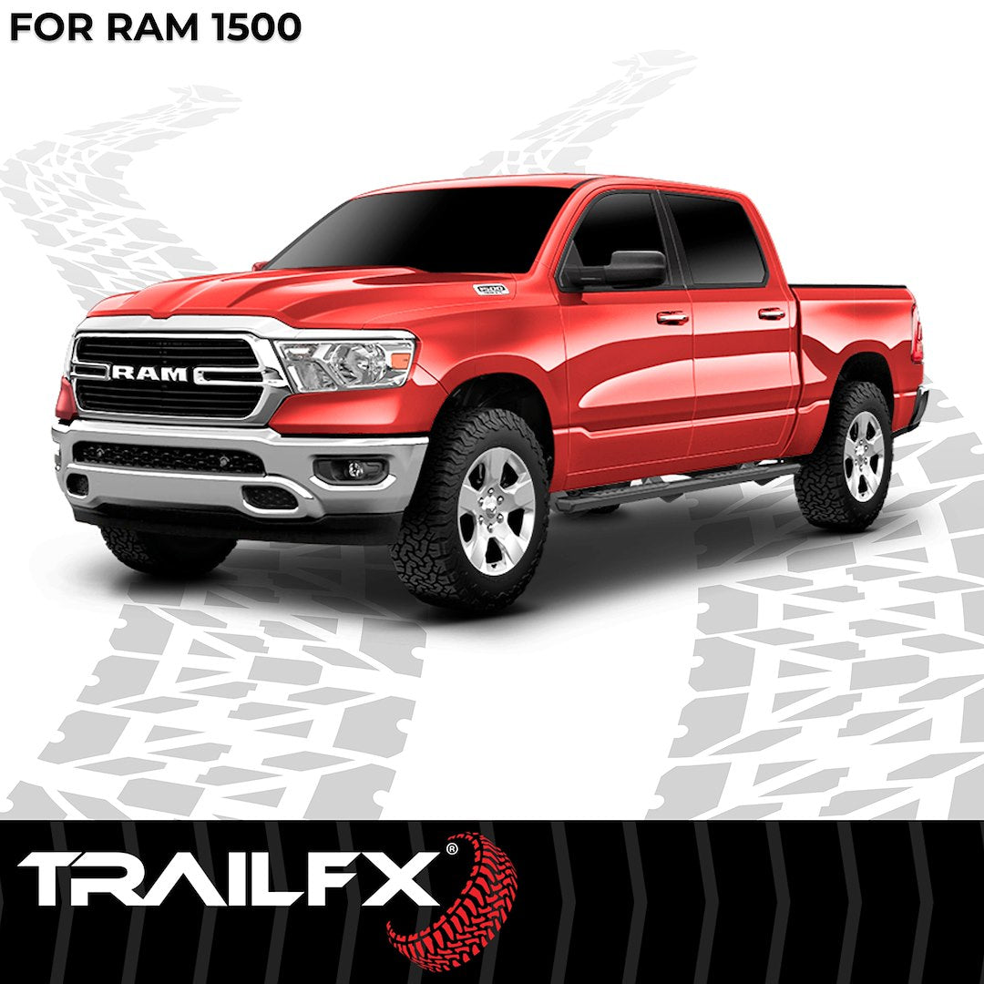 TrailFX A4 Step Bars For RAM 1500 Quad Cab (AL4007B)