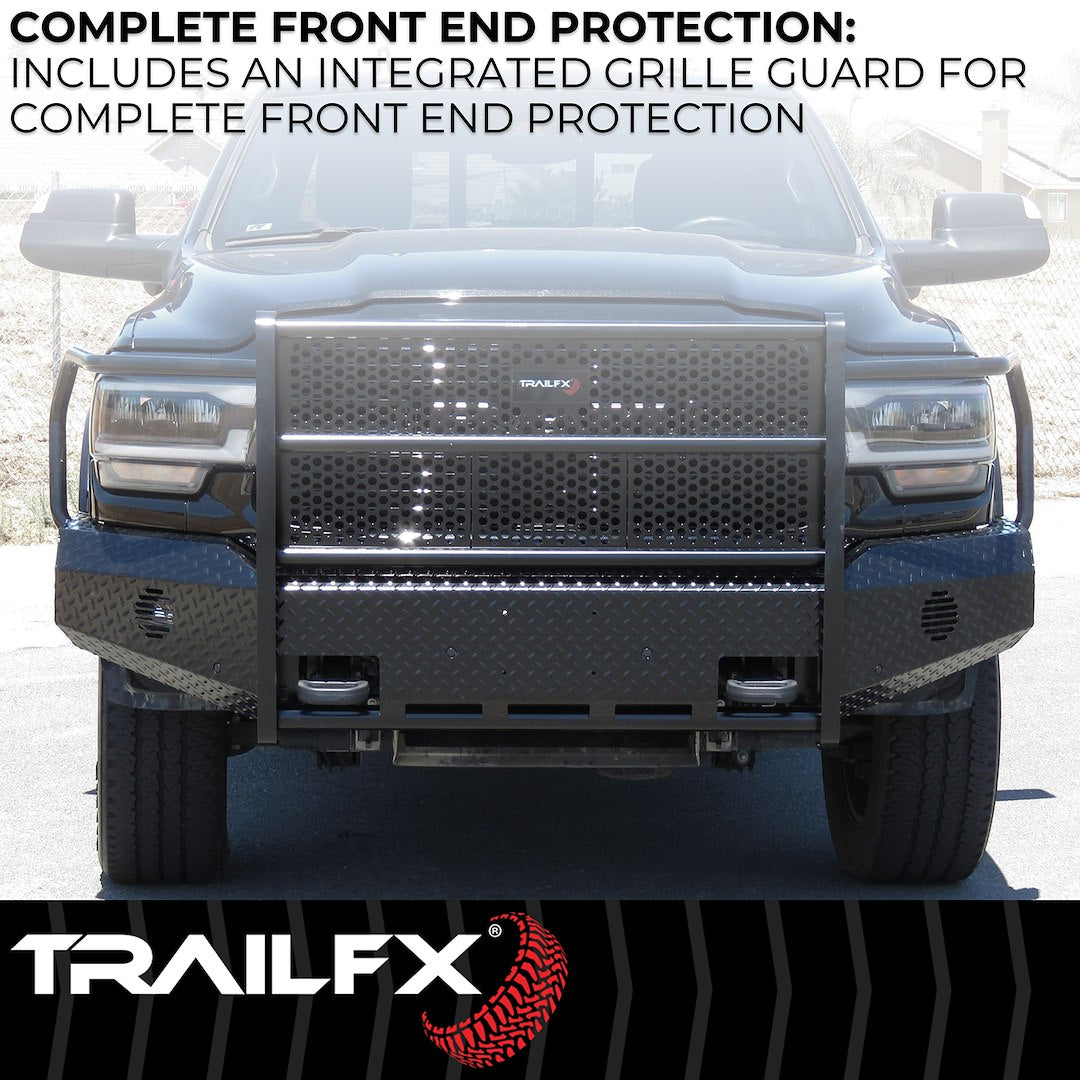 TrailFX Front Full Replacement Bumper for RAM 2500/3500 (FX3008A)