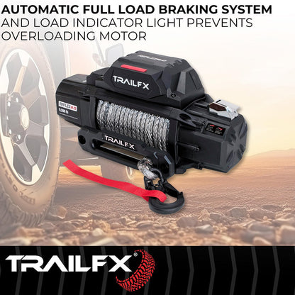 TrailFX Reflex 2.0 Synthetic Rope Winch 9500 Lb (WRS295B)
