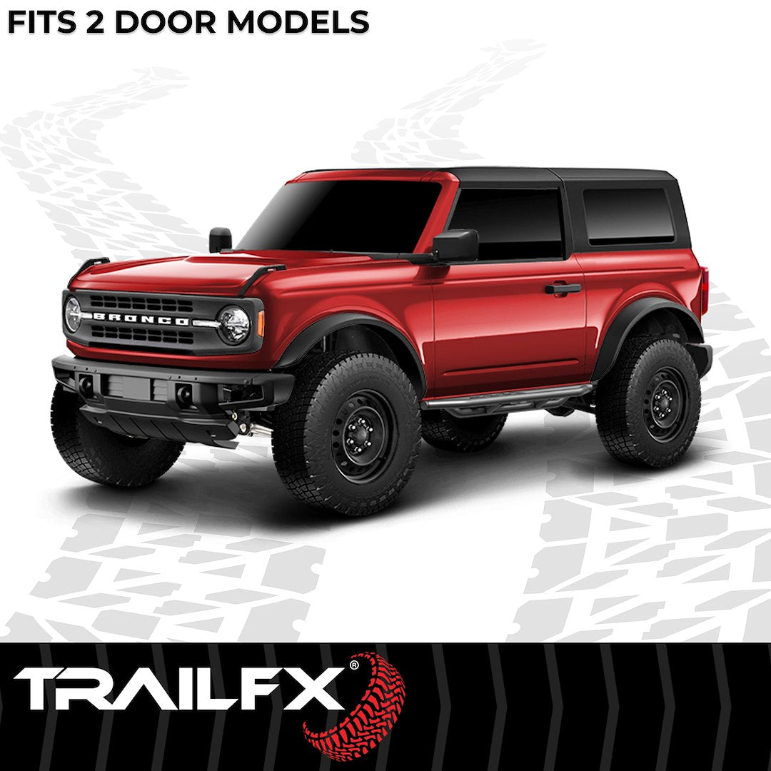 TrailFX Rocker Guards for Ford Bronco 2 Door (BR012T)