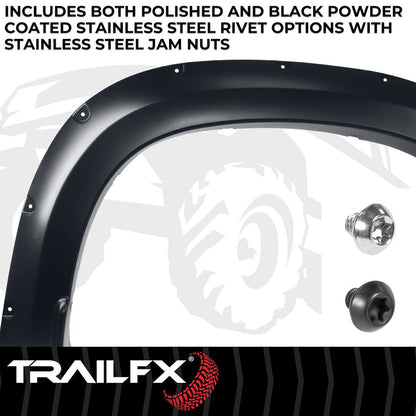 TrailFX Pocket Style Fender Flares For Chevrolet Silverado 1500 (TFC3005S)