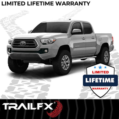 TrailFX T4 Trapezoid Step Bar For Toyota Tacoma Crew-Stainless (A4023S)