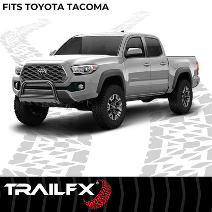 TrailFX 3" Round Bull Bar For Toyota Tacoma-Black (B0030B)