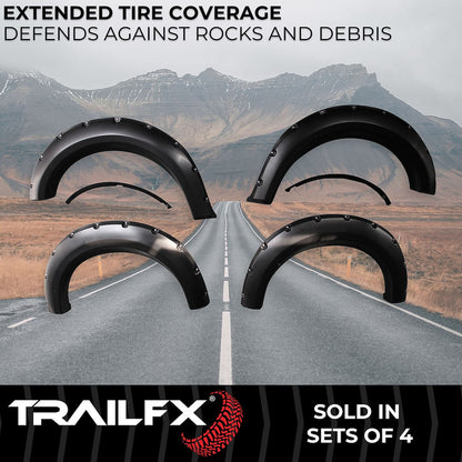 TrailFX Pocket Style Fender Flares for Ford F150 (TFF3002S)