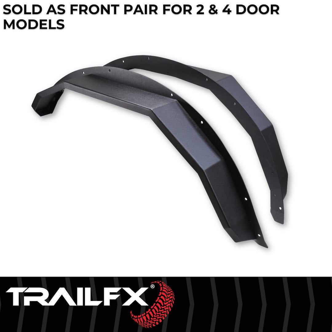 TrailFX Front Angled Fender Flares For Ford Bronco (BR007T)