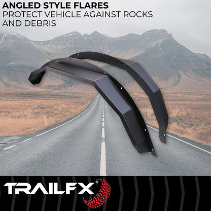 TrailFX Front Angled Fender Flares For Ford Bronco (BR007T)