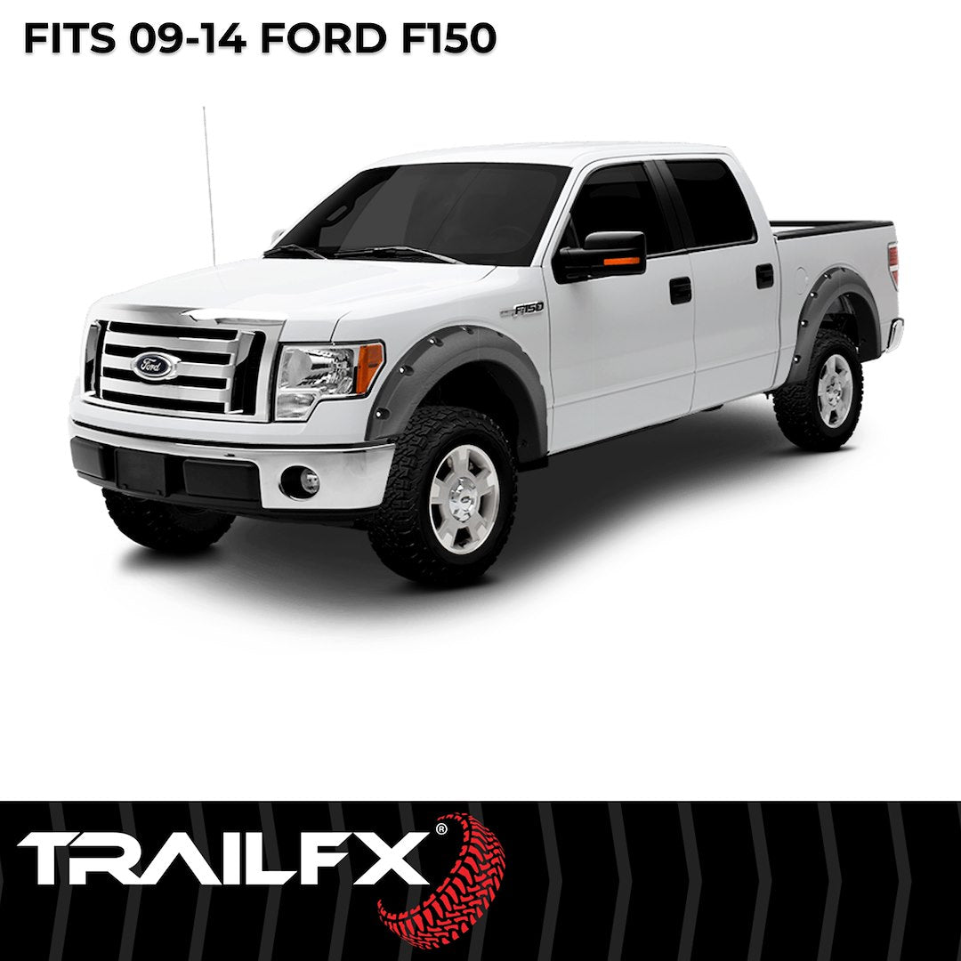 TrailFX Pocket Style Fender Flares for Ford F150 (TFF3002S)