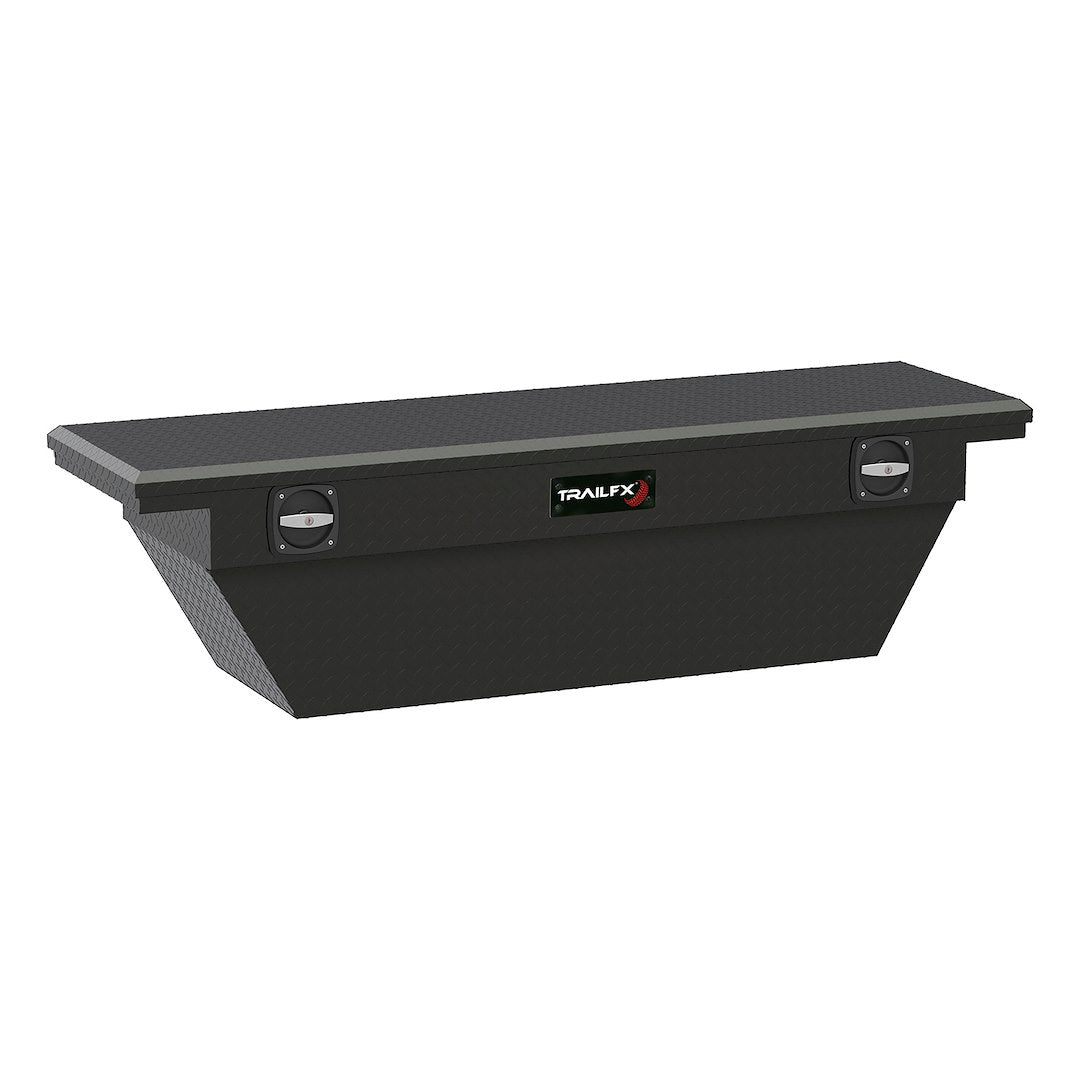 TrailFX 72 Inch Aluminum Trail Lock® Deep Crossover Toolbox- Matte Black (120723C)