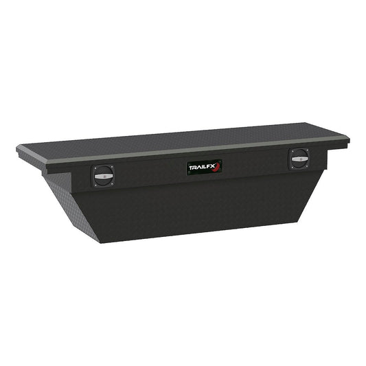 TrailFX 72 Inch Aluminum Trail Lock® Deep Crossover Toolbox- Matte Black (120723C)