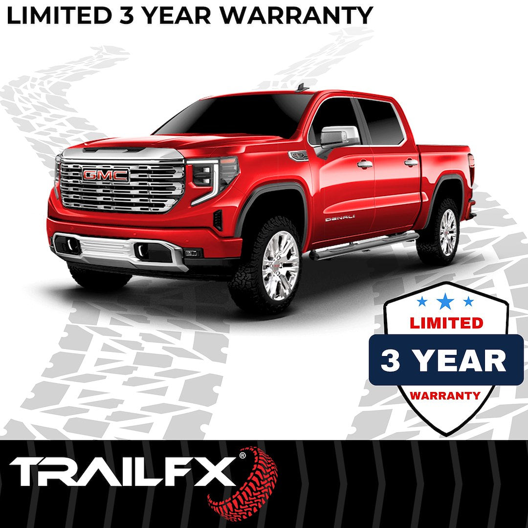TrailFX 5" Oval Straight Step Bar For Toyota Tundra Double-Black (A7100T)