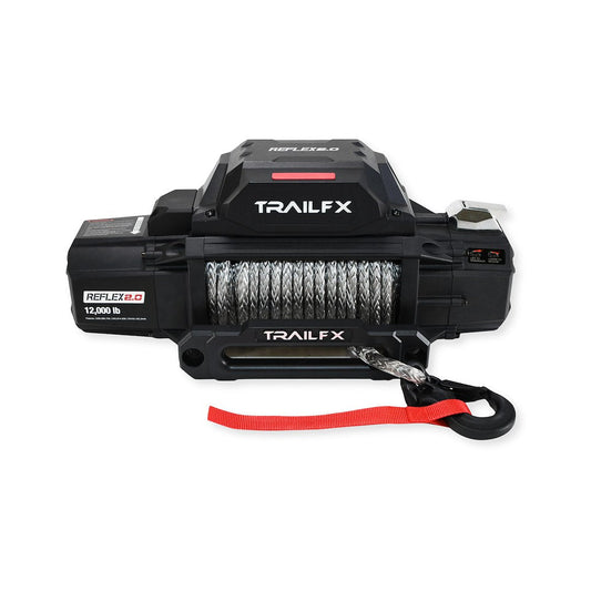 TrailFX Reflex 2.0 Synthetic Rope Winch 12000 Lb (WRS212B)