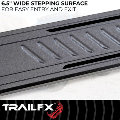 TrailFX A6 Running Boards for Toyota Tacoma Crew Cab (AL6016B)