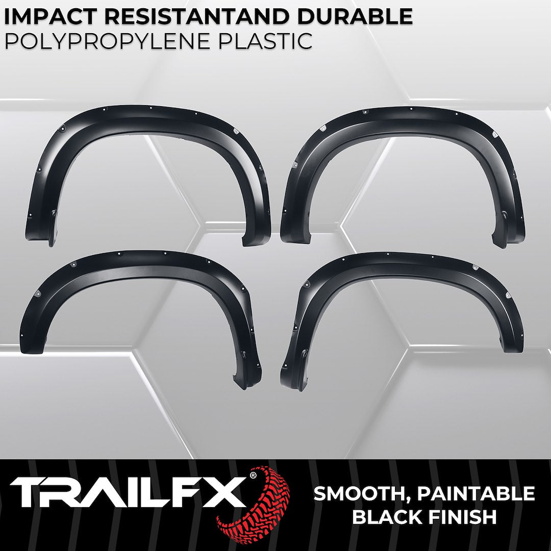 TrailFX Pocket Style Fender Flares For Chevrolet Silverado 1500 (TFC3005S)