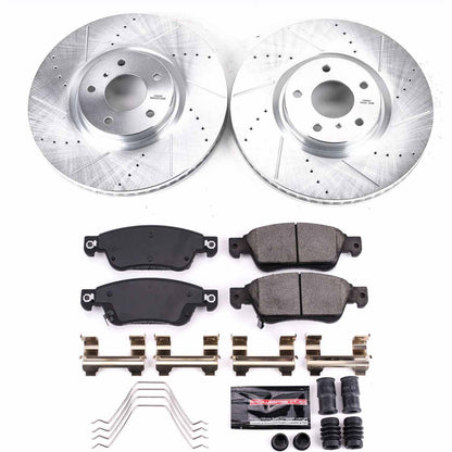 Power Stop Front & Rear Z23 Evolution Brake Kit | 2014-2015 Infiniti Q60 (K9063/K3022/K9065)