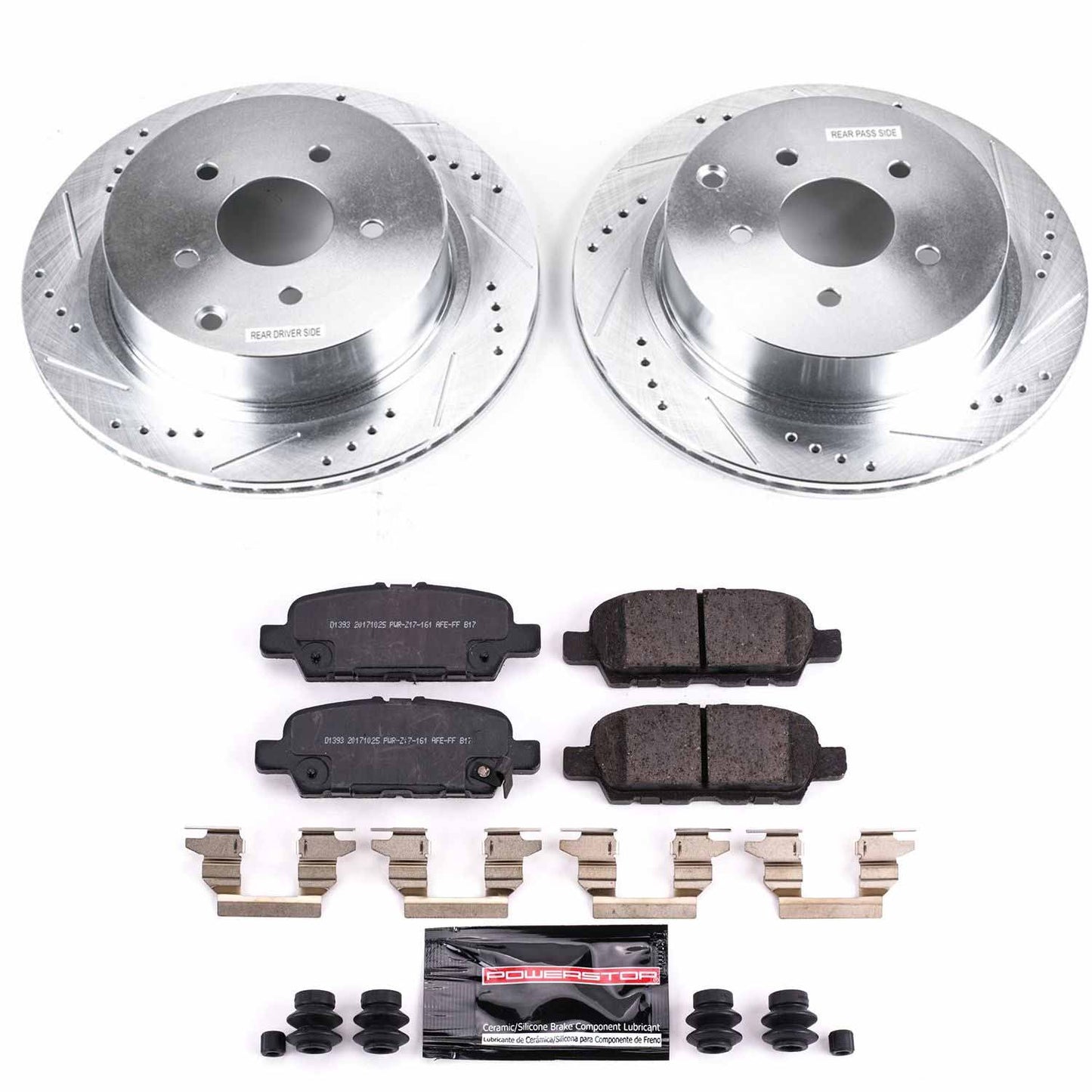 Power Stop Front & Rear Z23 Evolution Sport Brake Kit | 2014-2024 Infiniti Q50 & 2018-2022 Infiniti Q60 (K8006/K6944/K8021)