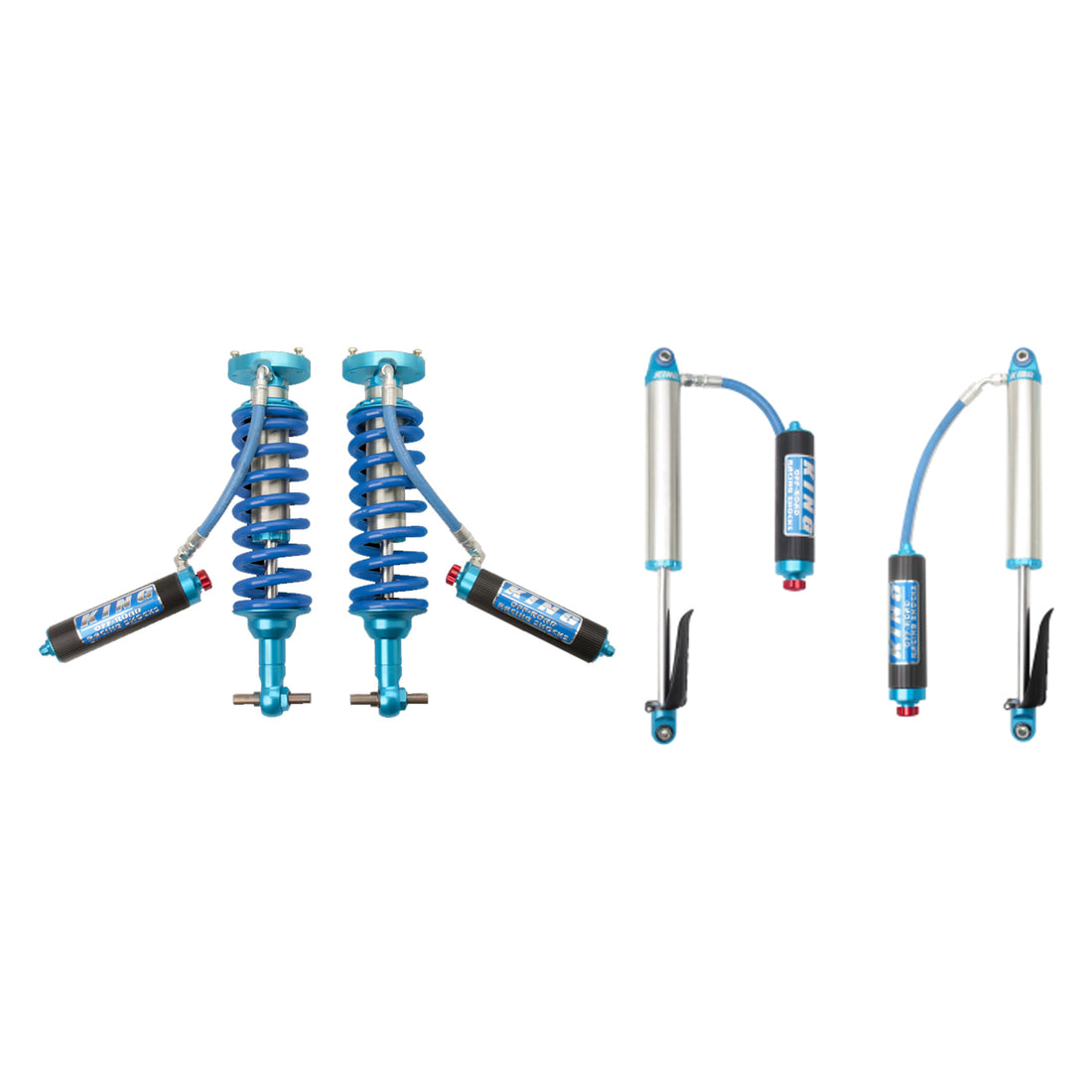 King Shocks 2.5 Performance Series Non-Adjustable Extended Travel Shocks Set - 2019-2022 GMC Sierra 1500 AT4 4WD