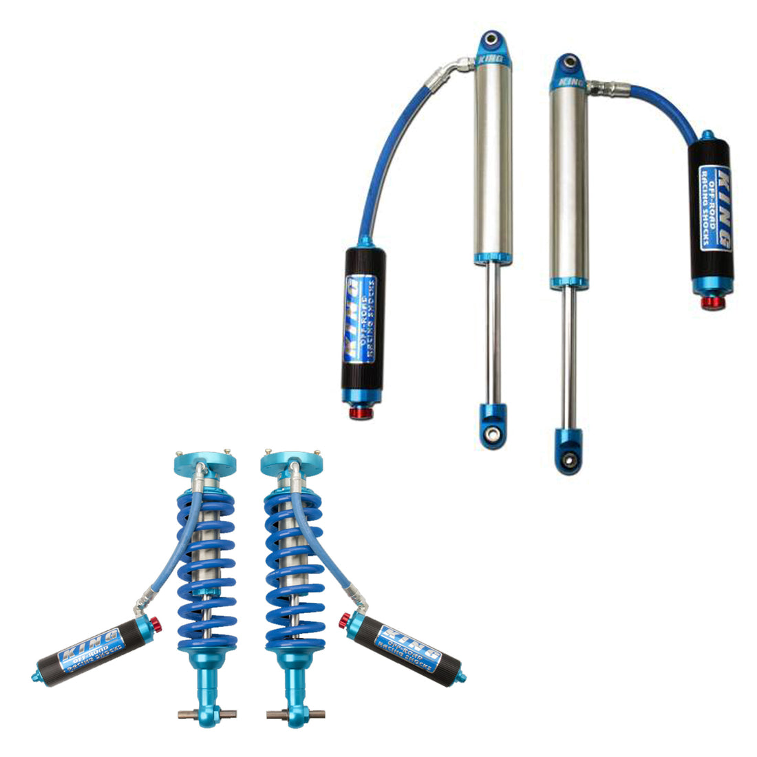 King Shocks 2.5 Performance Series Non-Adjustable Shocks Set - 2019-2020 GMC Sierra 1500 4WD