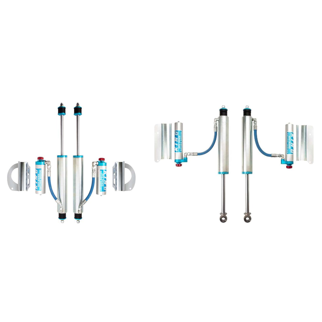 King Shocks 2.5 Performance w/ Adjustable Remote Reservoir Shocks Set (Adjustable) w/6" lift - 1989-1997 Toyota Land Cruiser 80 4WD