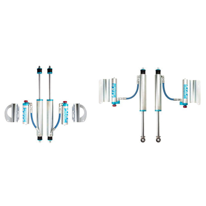 King Shocks 2.5 Performance w/ Adjustable Remote Reservoir Shocks Set (Adjustable) w/6" lift - 1989-1997 Toyota Land Cruiser 80 4WD