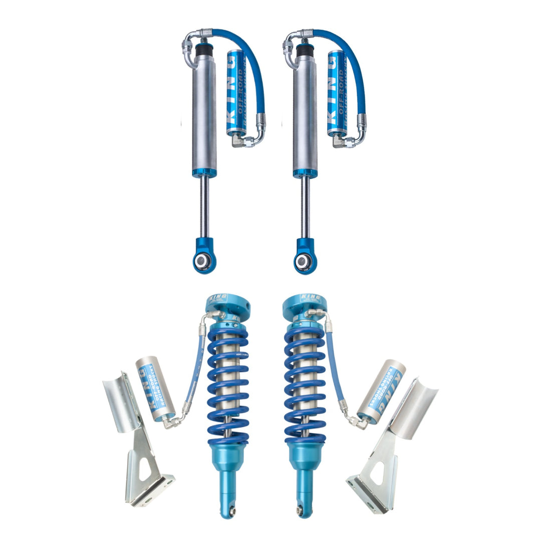 King Shocks 2.5 Performance Series Adjustable Shocks Set - 2003-2009 Toyota Land Cruiser 120 4WD