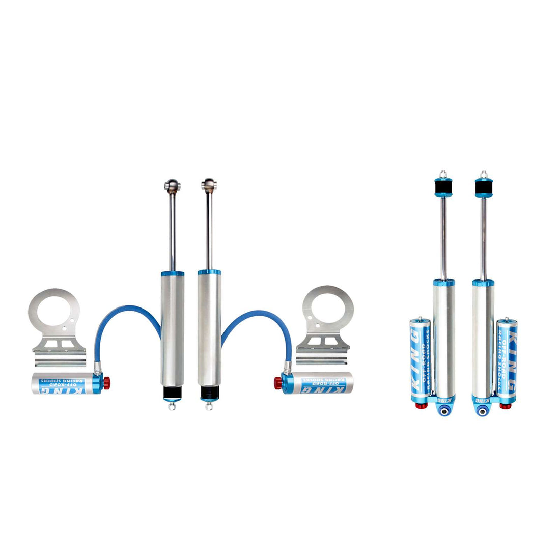 King Shocks 2.5 Performance Piggyback Adjustable Shocks Set - 2013-2022 Ram 3500 4WD