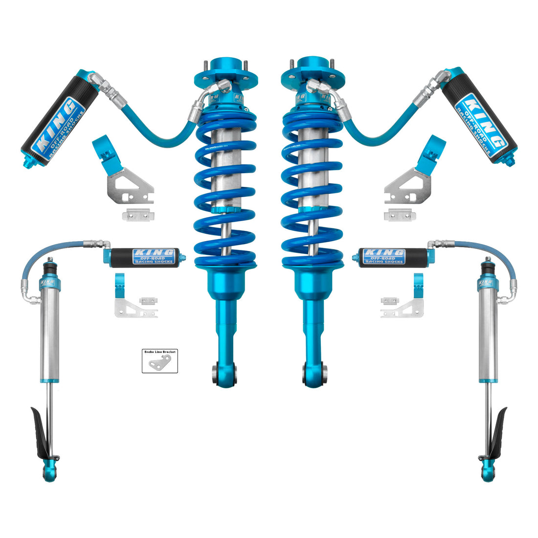King Shocks 2.5 Performance Series Shocks Set w/2-2.5" lift - 2025-2026 Toyota 4Runner 4WD RWD Exclusion | Does not work with vehicles equipped with OEM KDSS or E-KDSS