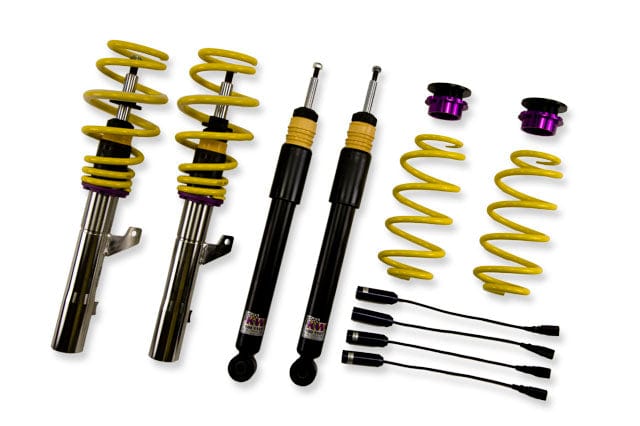 KW V1 Coilover Kit Bundle - VW Golf VI (2+4-Door, all gas engines incl. GTI), with DCC