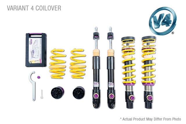 KW Suspensions KW V4 Coilover Kit - Mercedes AMG GT, GT S; Coupe; without adaptive suspension
