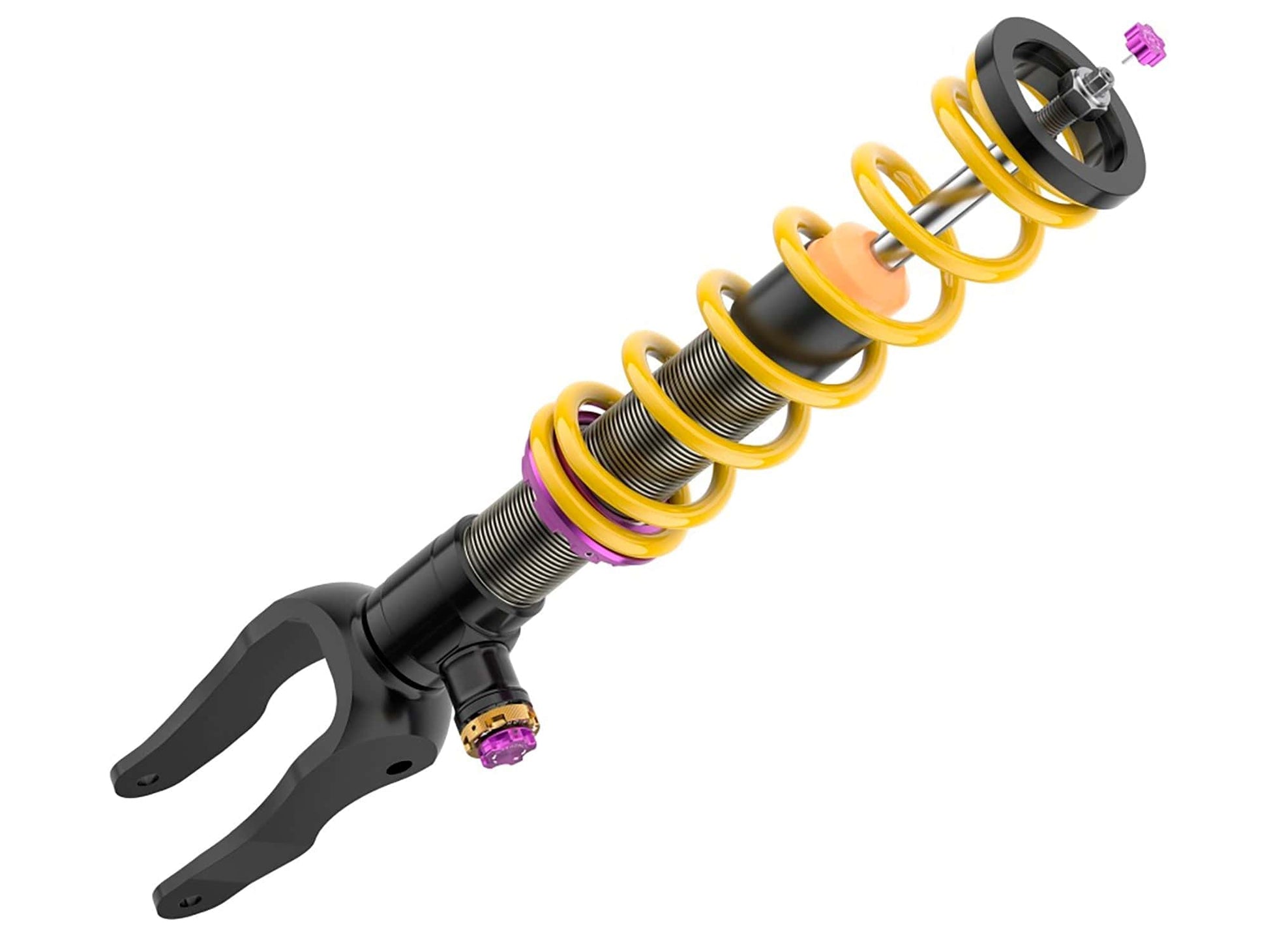 KW Suspensions KW V4 Coilover Kit Bundle - Porsche Taycan (Y1A) Sedan; 2WD, without air suspension