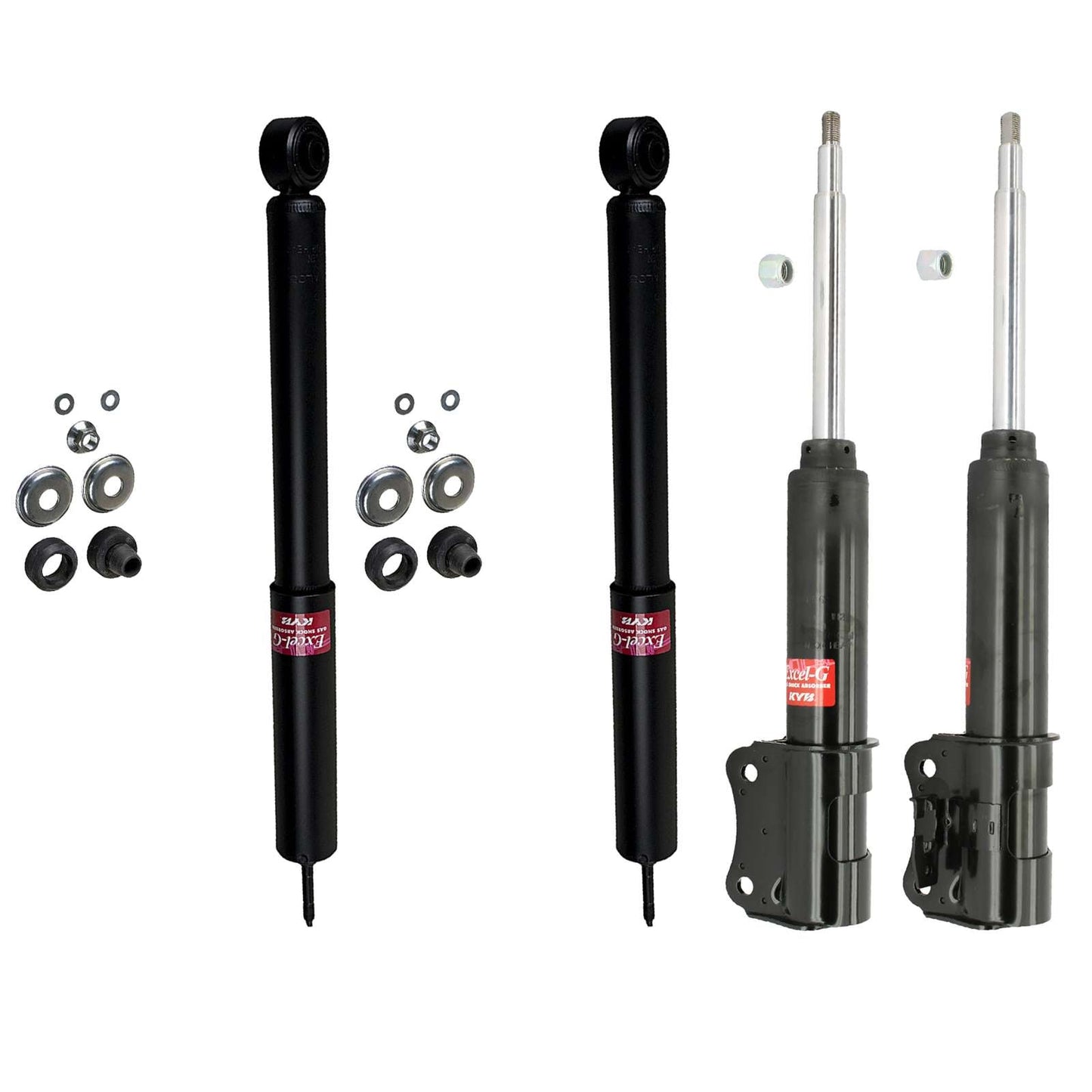 KYB Excel-G OEM Strut & Shocks Set - 2002-2006 Suzuki XL-7 4WD RWD
