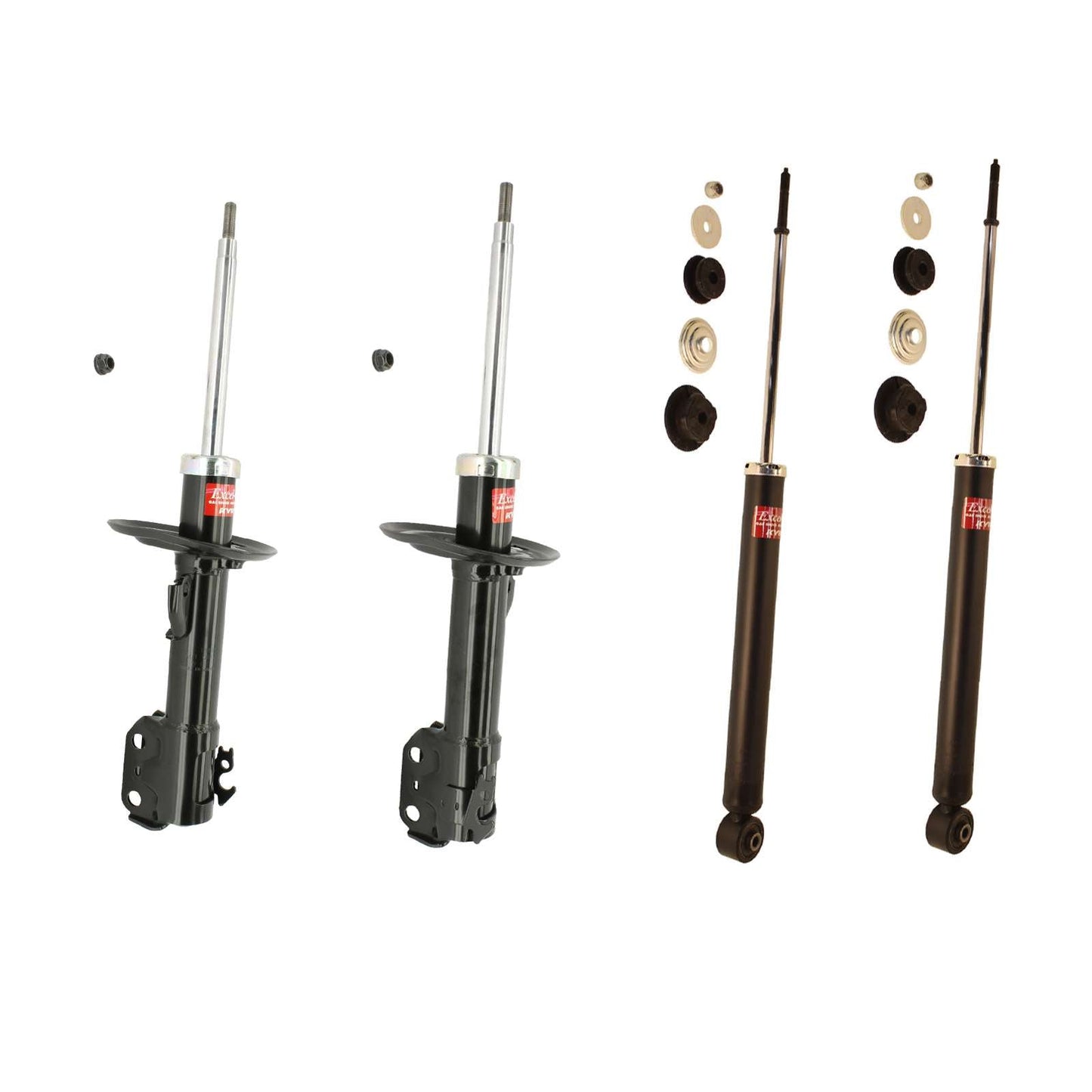 KYB Excel-G OEM Strut & Shocks Set - 2012-2014 Toyota Prius C FWD
