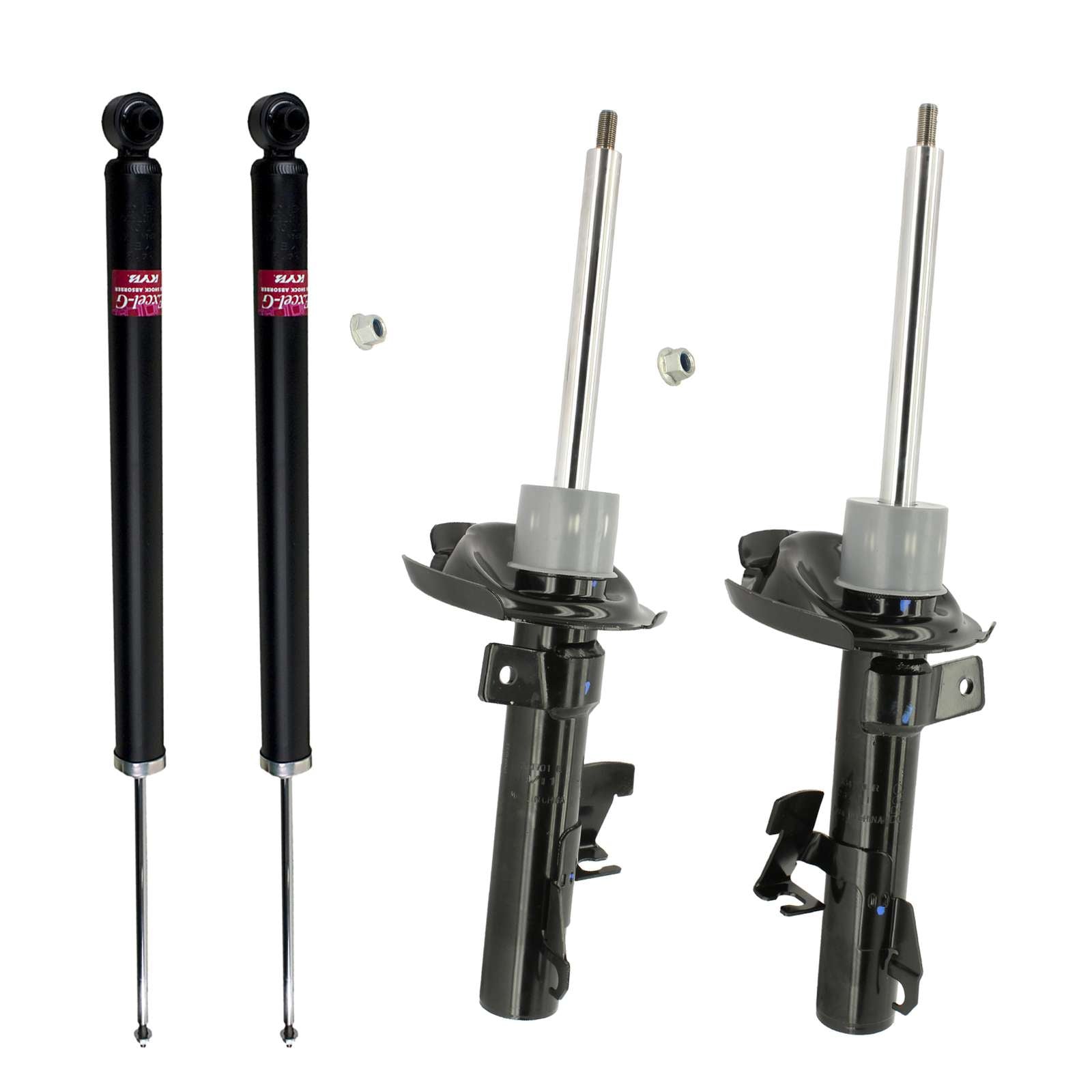 KYB Excel-G OEM Strut & Shocks Set - 2004-2009 Mazda 3 FWD