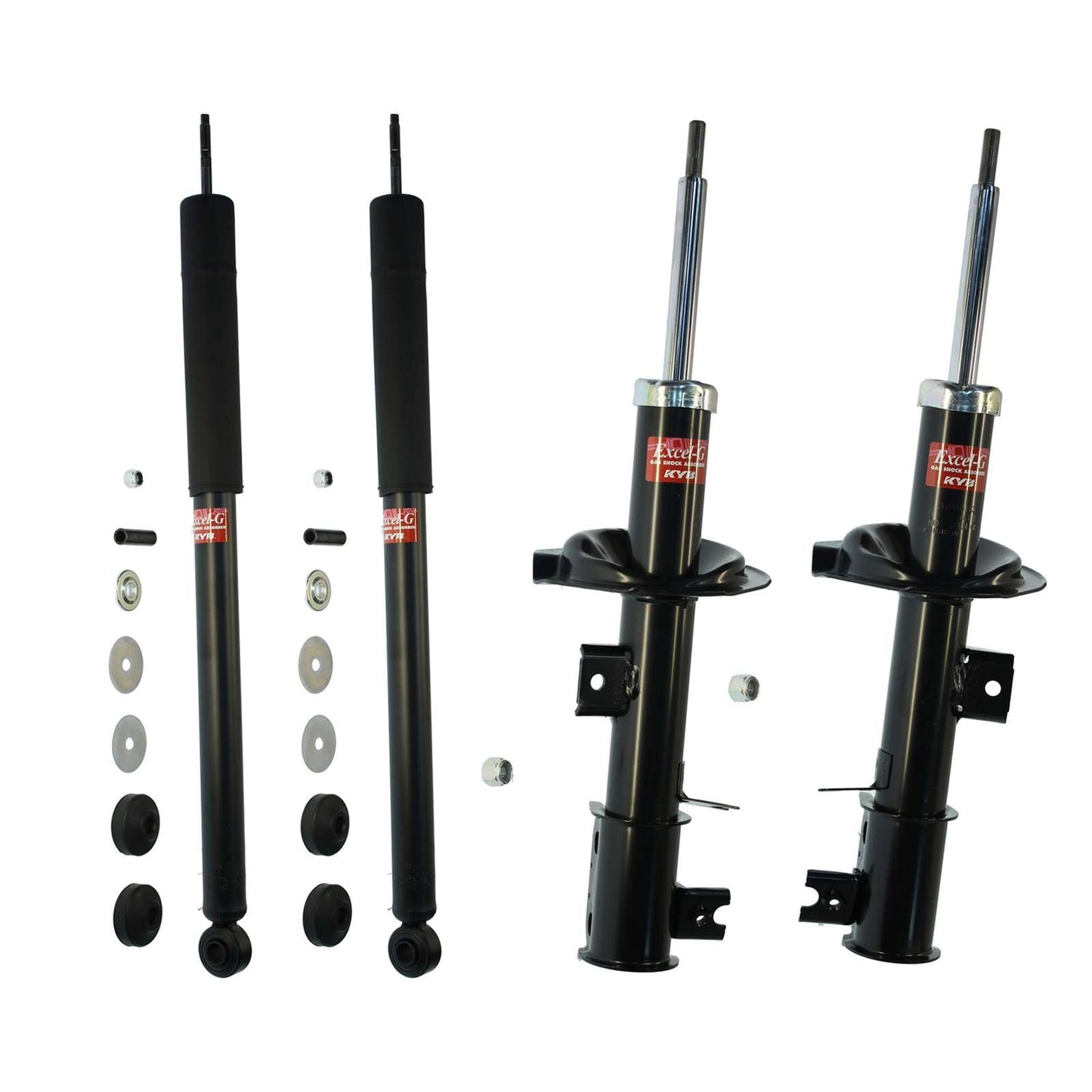 KYB Excel-G OEM Strut & Shocks Set - 2007 Suzuki SX4 AWD FWD