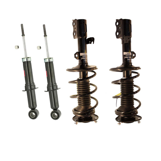 KYB Strut Plus Shocks & Spring Assembly + Rear Excel-G Shocks Set - 2009-2013 Toyota Corolla FWD