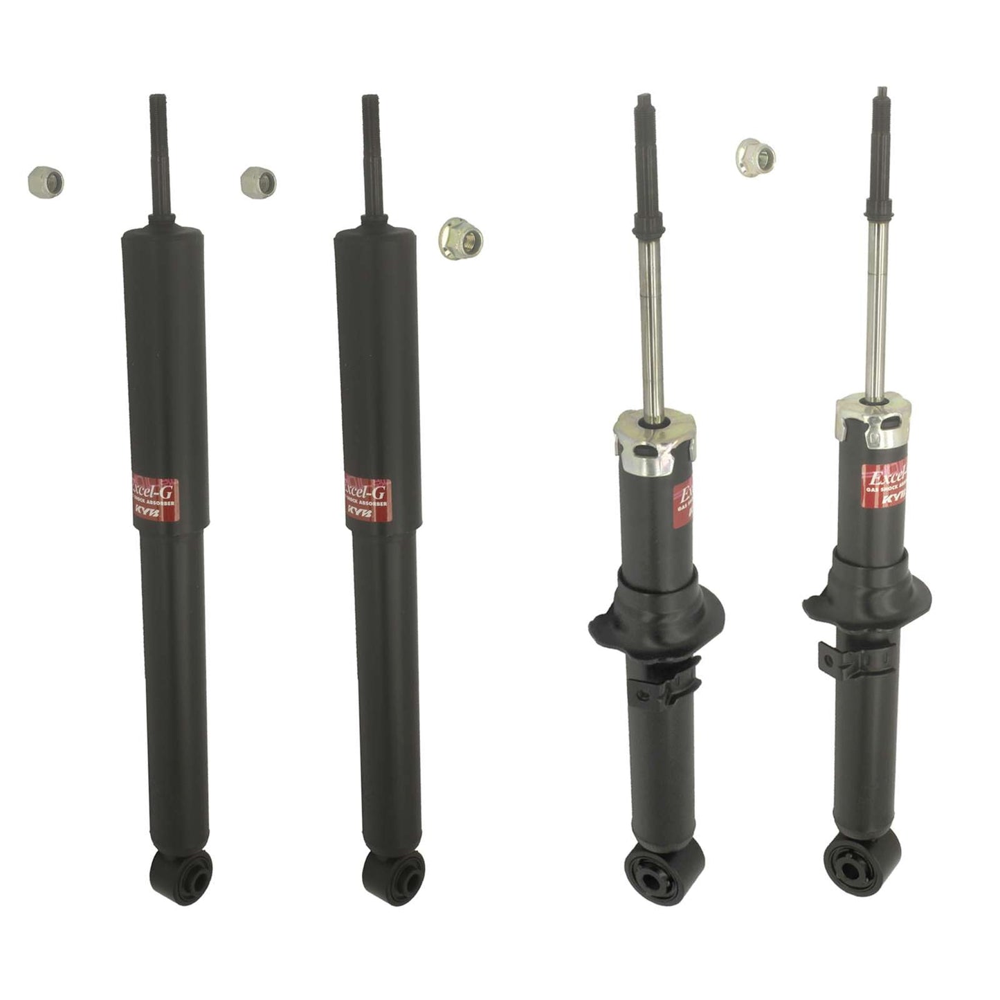 KYB Excel-G OEM Strut & Shocks Set - 2007-2009 Kia Sorento 4WD RWD