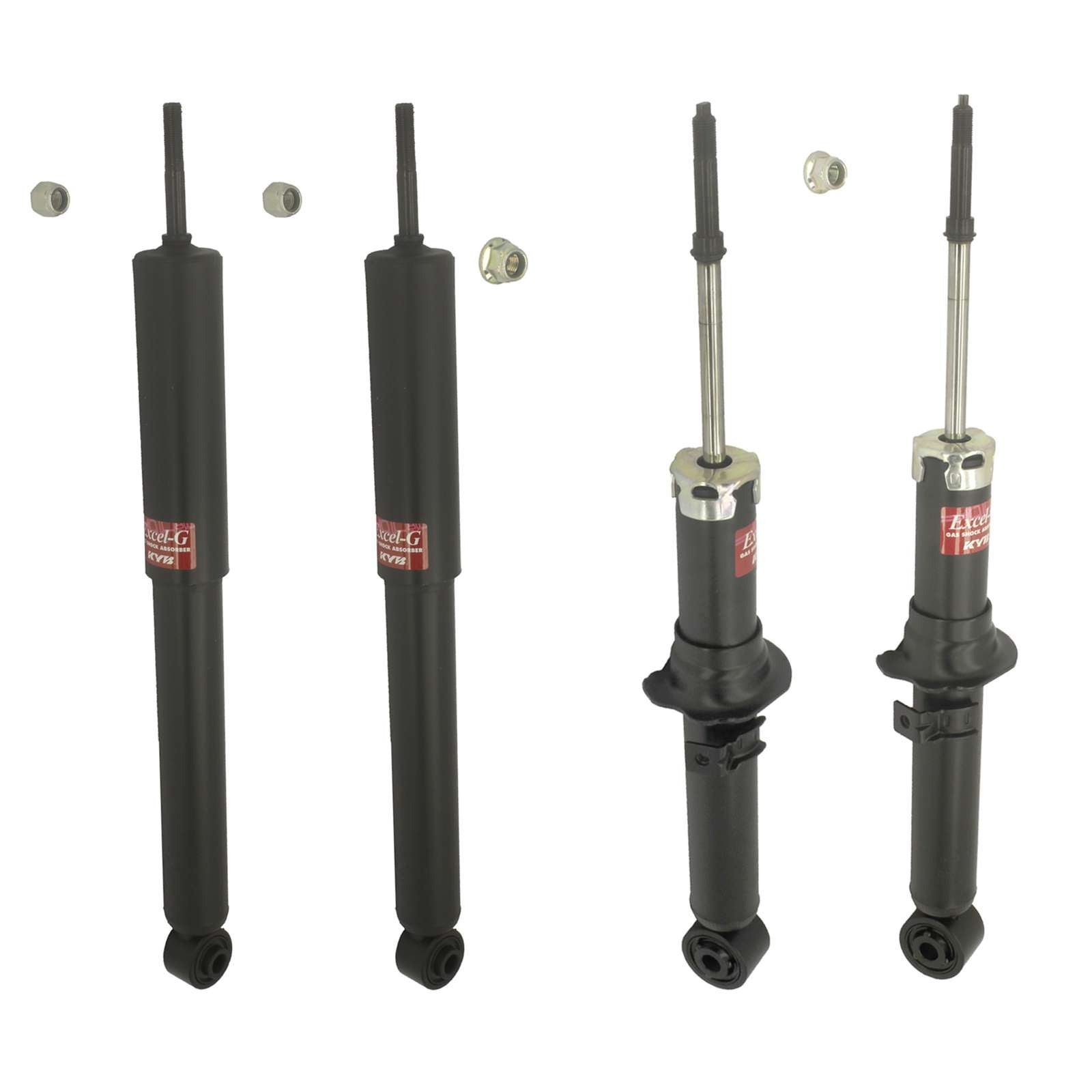KYB Excel-G OEM Strut & Shocks Set - 2007-2009 Kia Sorento 4WD RWD