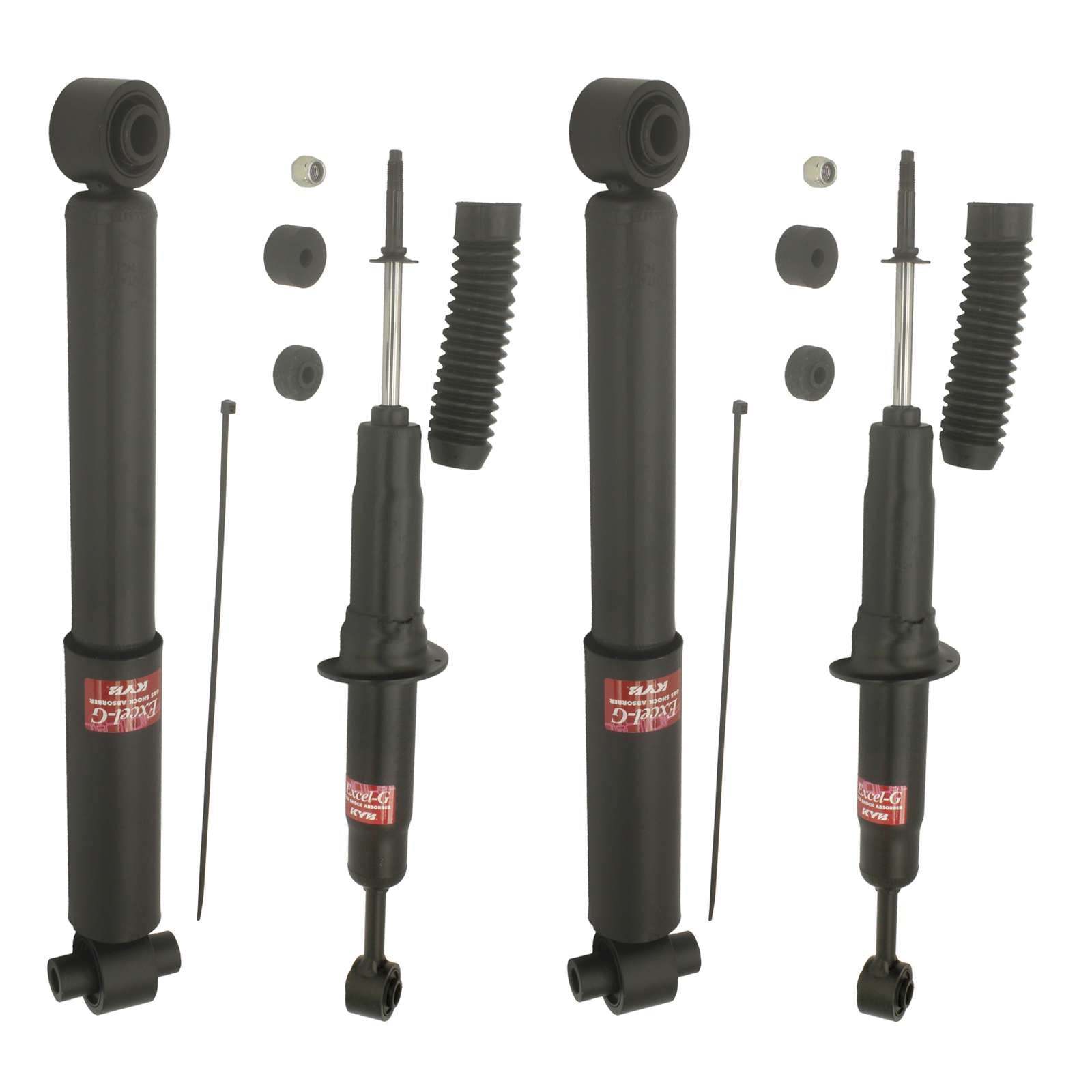 KYB Excel-G OEM Strut & Shocks Set - 2008-2022 Toyota Sequoia 4WD RWD