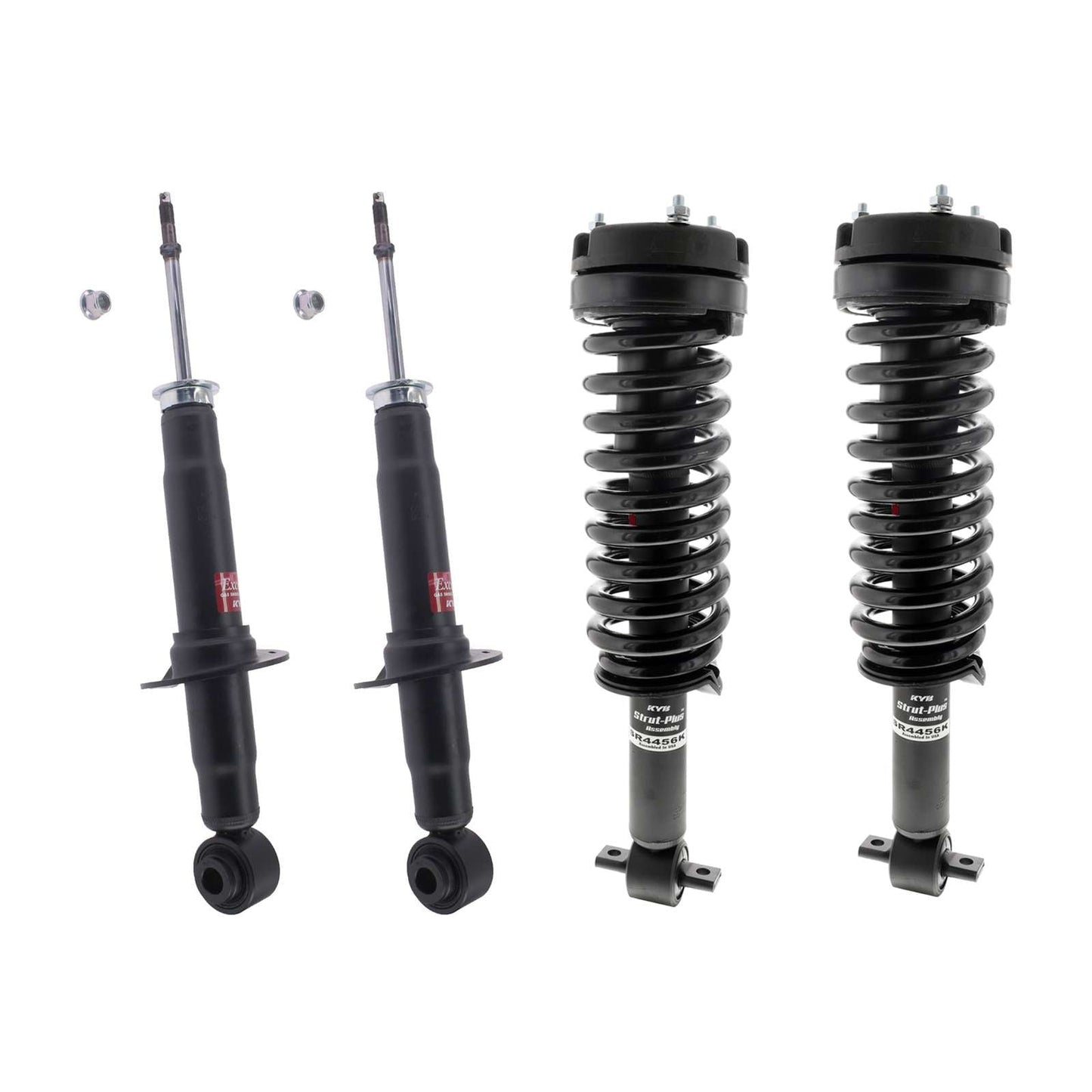 KYB Truck Plus Shocks & Spring Assembly + Rear Excel-G Shocks Set - 2014-2024 Ford Expedition RWD