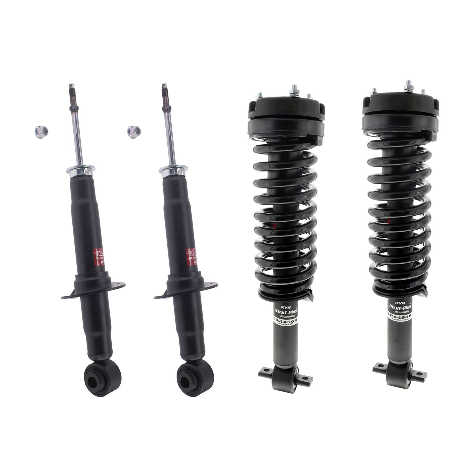 KYB Truck Plus Shocks & Spring Assembly + Rear Excel-G Shocks Set - 2014-2024 Ford Expedition RWD