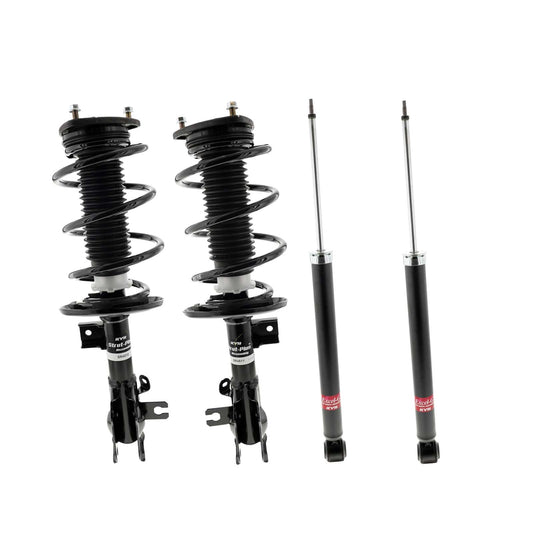 KYB Strut Plus Shocks & Spring Assembly + Rear Excel-G Shocks Set - 2014-2018 Mazda 3 FWD