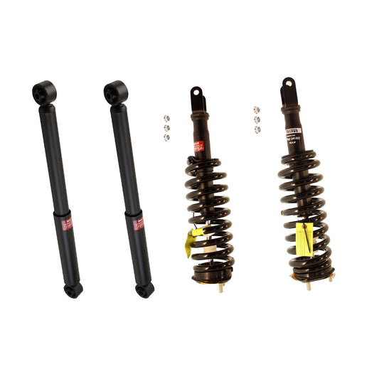 KYB Strut Plus Shocks & Spring Assembly + Rear Excel-G Shocks Set - 2006-2008 Dodge Ram 1500 4WD