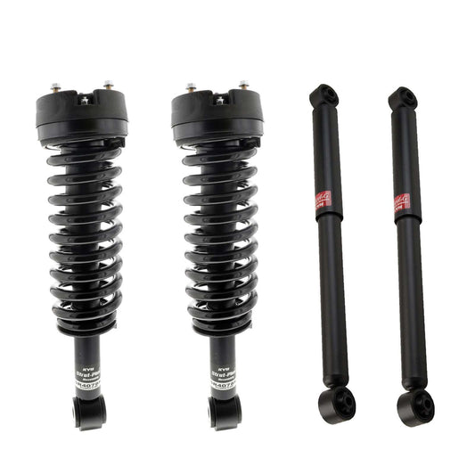 KYB Truck Plus Shocks & Spring Assembly + Rear Excel-G Shocks Set - 2004-2008 Ford F-150 RWD
