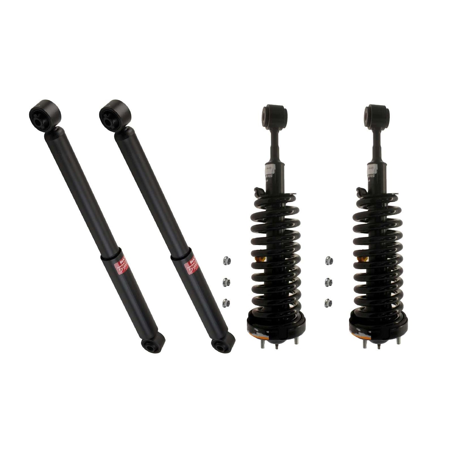 KYB Strut Plus Shocks & Spring Assembly + Rear Excel-G Shocks Set - 2004-2008 Ford F-150 4WD