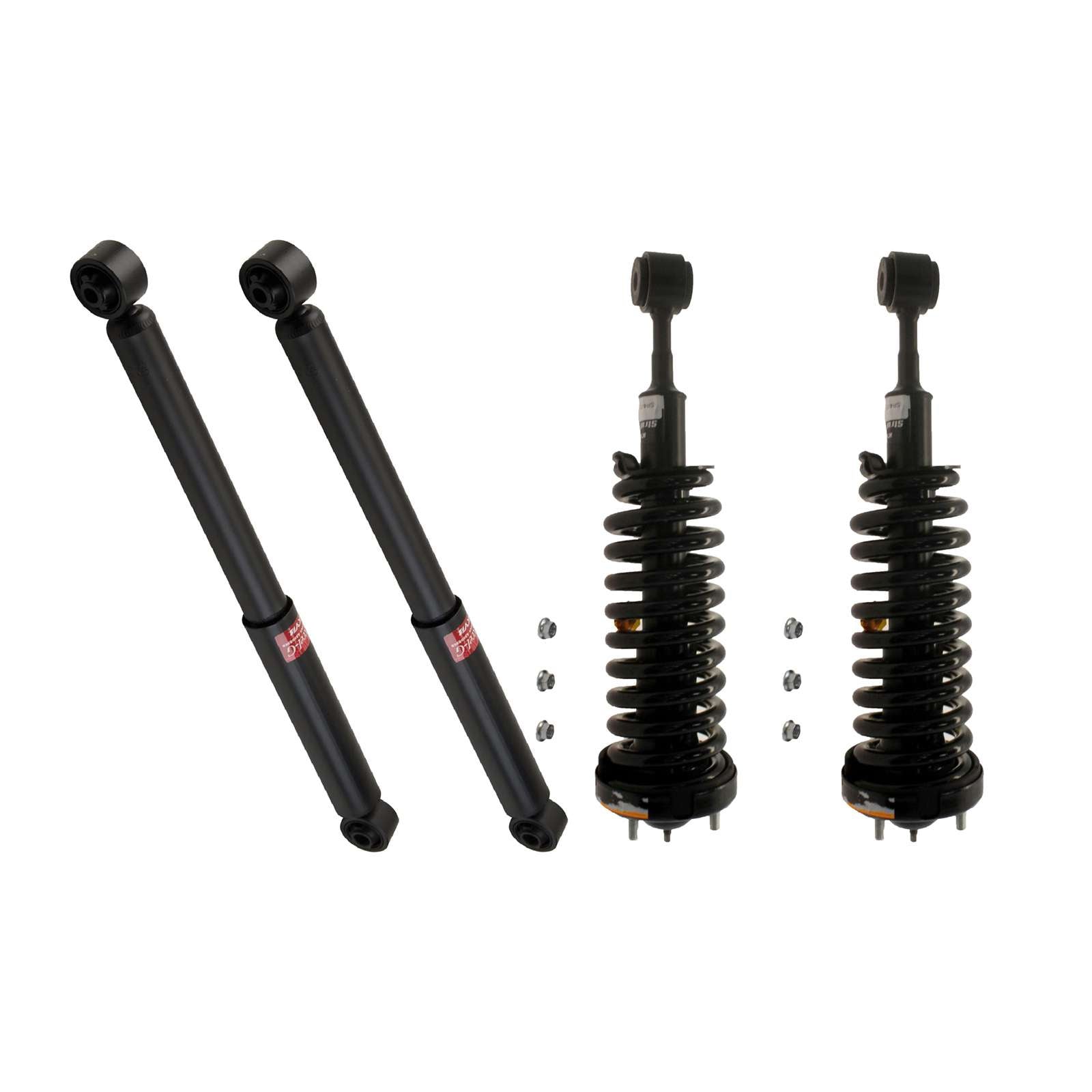 KYB Strut Plus Shocks & Spring Assembly + Rear Excel-G Shocks Set - 2004-2008 Ford F-150 4WD