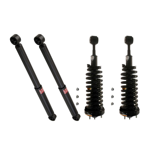 KYB Strut Plus Shocks & Spring Assembly + Rear Excel-G Shocks Set - 2004-2008 Ford F-150 4WD