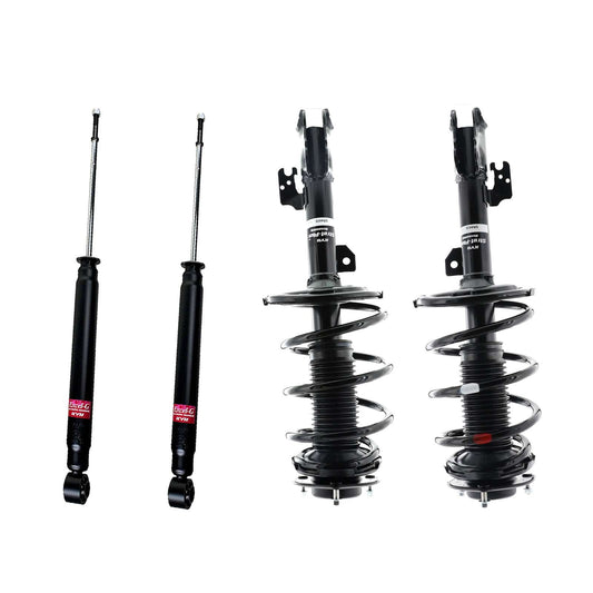 KYB Strut Plus Shocks & Spring Assembly + Rear Excel-G Shocks Set - 2011-2020 Toyota Sienna AWD