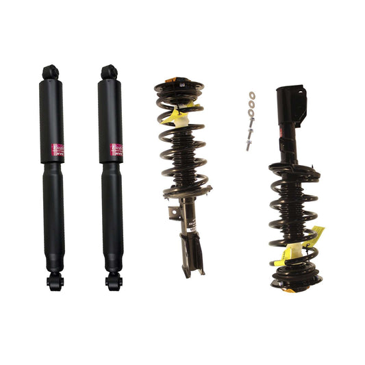 KYB Strut Plus Shocks & Spring Assembly + Rear Excel-G Shocks Set - 2007-2009 Chevrolet Equinox AWD FWD