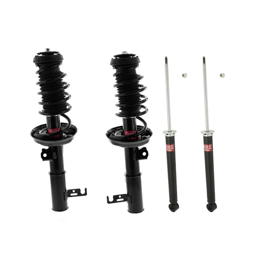 KYB Strut Plus Shocks & Spring Assembly + Rear Excel-G Shocks Set - 2016 Chevrolet Cruze Limited FWD